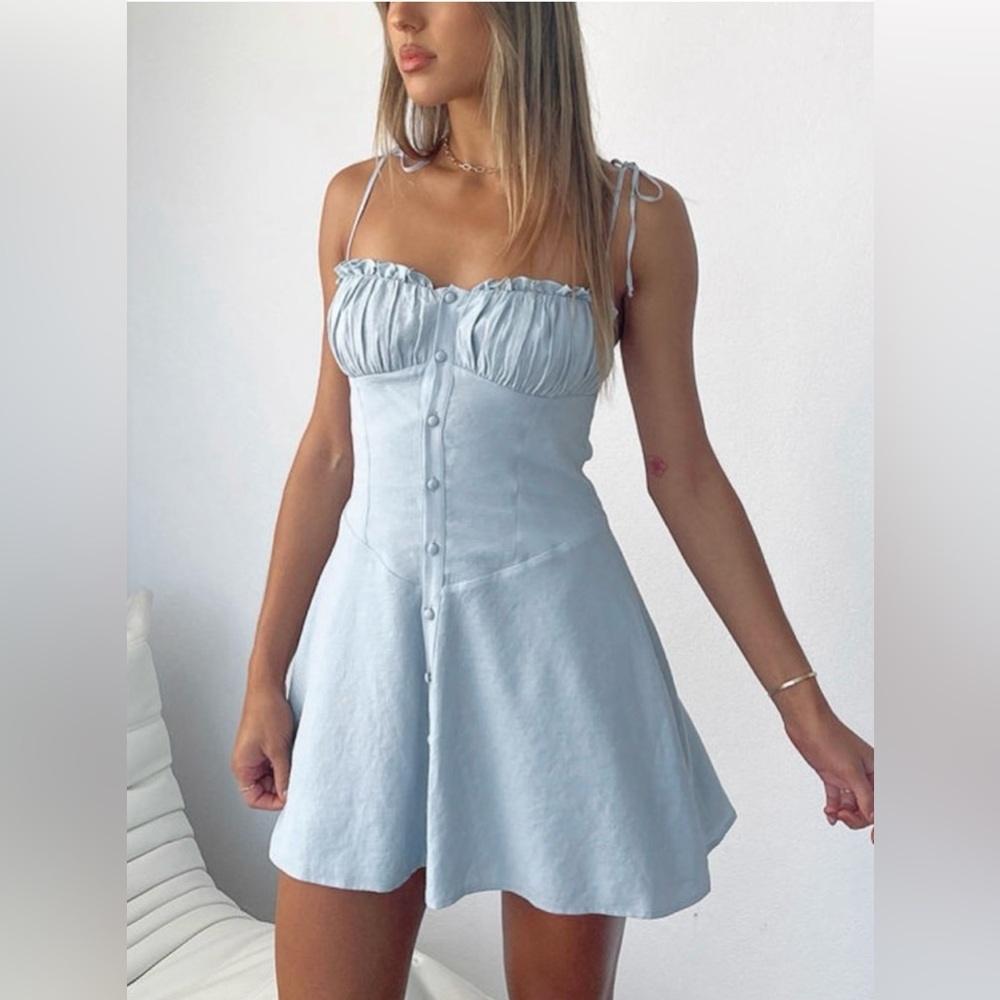 Prince Polly Plastic Heart Mini Dress